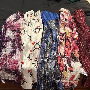 Colorful Patterned Scarves Collection